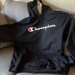 Champion Black Pullover Hoodie